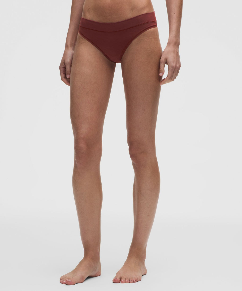UnderEase Mid-Rise Thong Underwear3 Pack