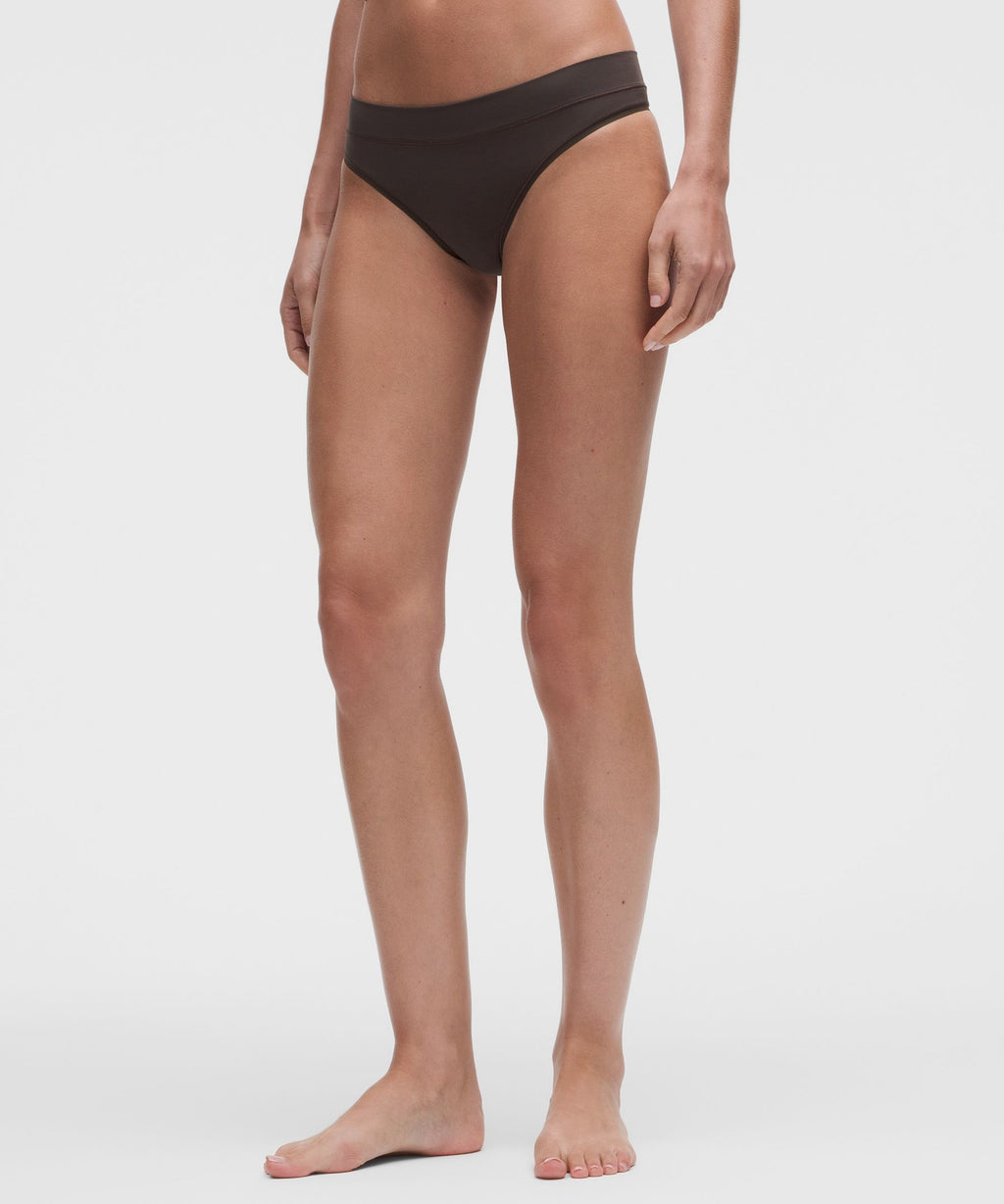 UnderEase Mid-Rise Thong Underwear5 Pack