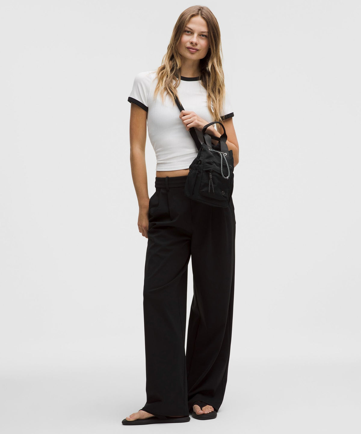 Convertible Drawstring Bucket Bag Mini 5L