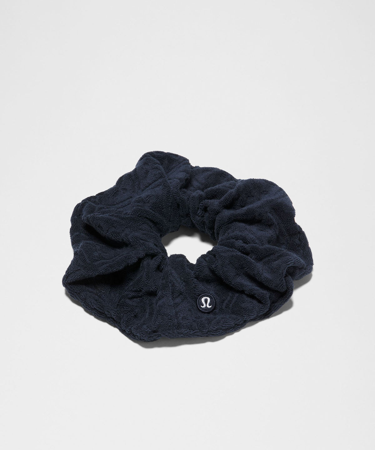 Terry Jacquard Oversized Scrunchie