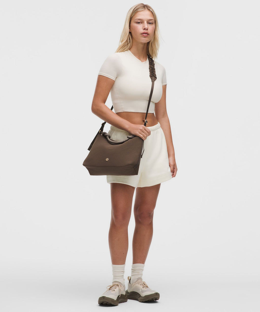 Convertible Ruched Crossbody Bag 6.5L